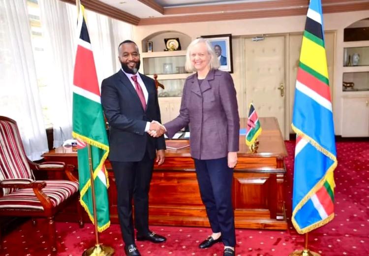CS Joho holds talks with U.S. Ambassador